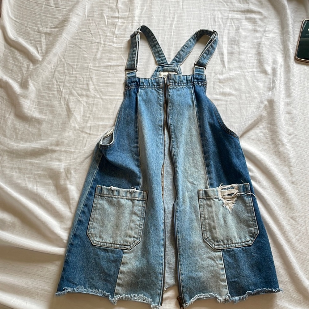 Demin overall summer dress